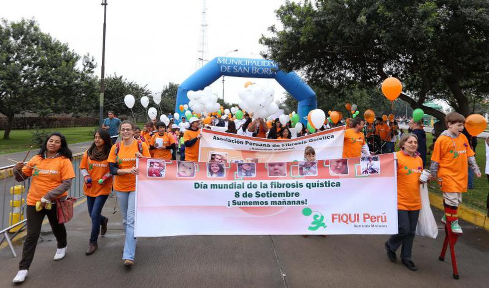 Limeños pasearon por el día mundial de Fibrosis Quística