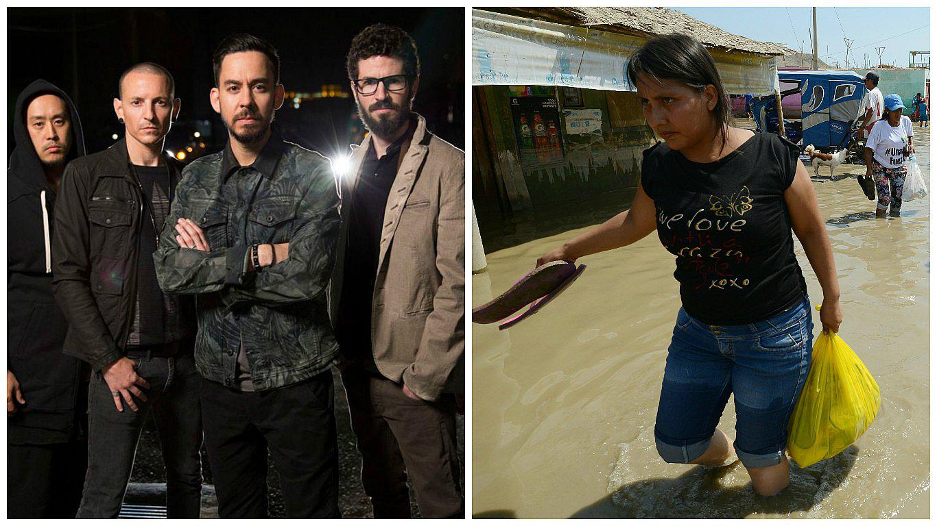 Linkin Park donará dinero para peruanos damnificados por huaicos 