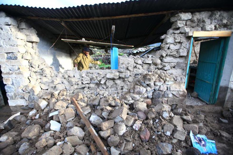 Maca, pueblo castigado por sismos y derrumbes