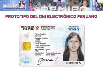 Reniec emitirá desde mayo del
 2010 el nuevo DNI electrónico