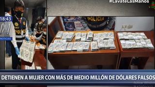 Mujer buscaba llevar más de 600 mil dólares falsificados a Estados Unidos