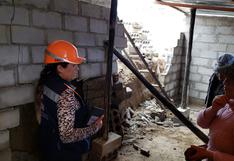 Arequipa: Pared de bloquetas se desploma a causa de las lluvias en una vivienda de Cayma (VIDEO)