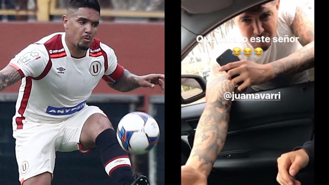 Juan Manuel Vargas y la graciosa escena con compañero de Universitario de Deportes (VIDEO)