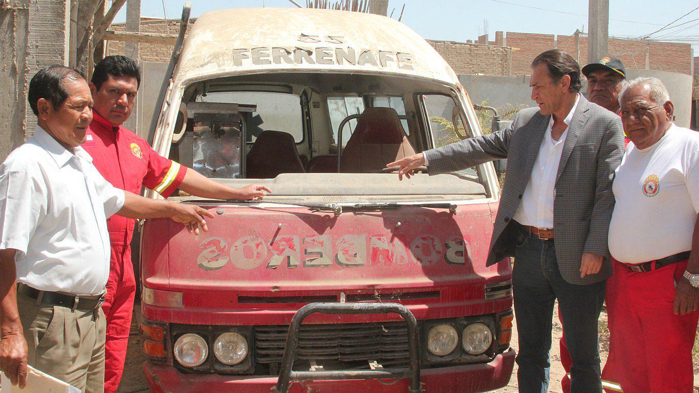 Lambayeque: Constatan deficiencias en compañía de bomberos y hospital de Ferreñafe