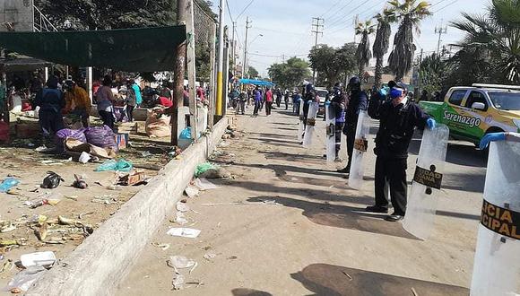 ​Ica: Desalojan a comerciantes de las calles