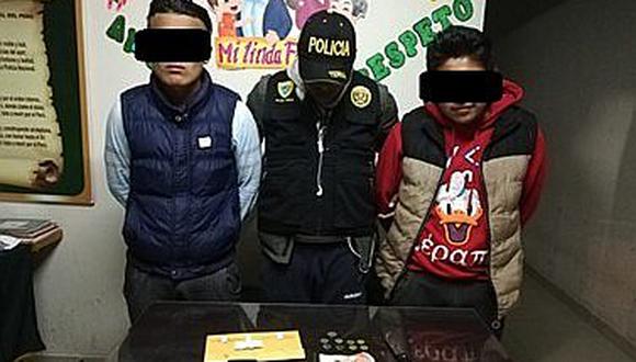 Menores caen con pasta básica de cocaína en Cusco