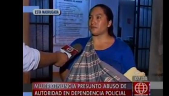 Madre denuncia abuso de PNP al detenerla por venta de drogas 