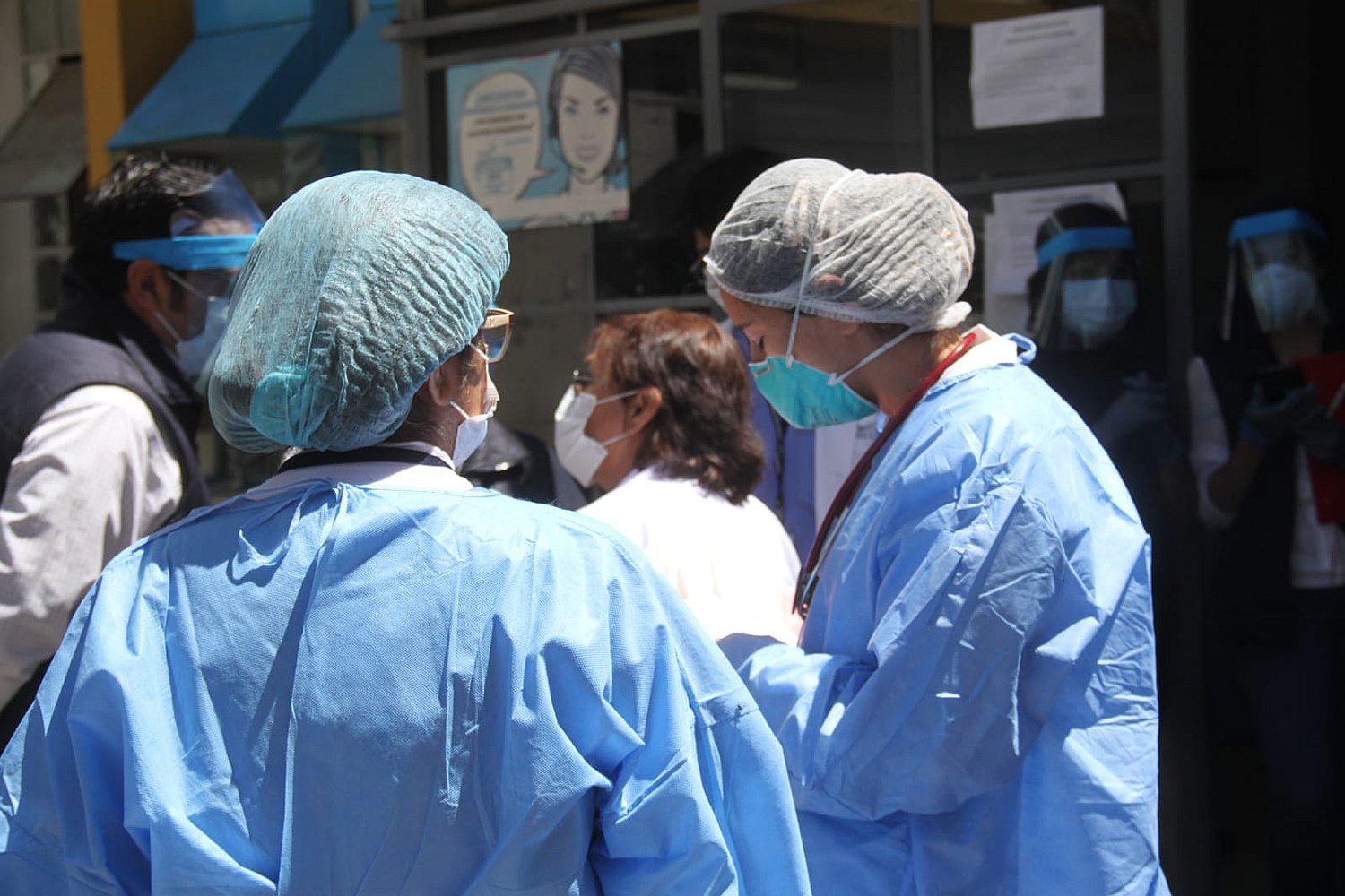 ​Cinco enfermeras contagiadas con el COVID-19 en el hospital Honorio Delgado en Arequipa