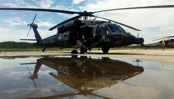 Piura: Dos helicópteros de la Fuerza Aérea de Colombia llegan para colaborar con rescates