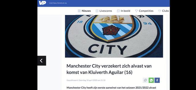 La reacción de los medios extranjeros al fichaje de Kluiverth Aguilar (Foto: captura de pantalla)