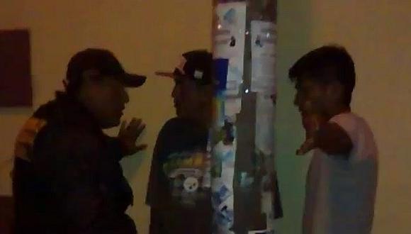 Serenos intervienen a jóvenes acusados de asaltar a estudiantes  (VIDEO)