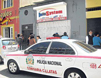 Asaltan tienda de computadoras y se llevan $/.10 mil
