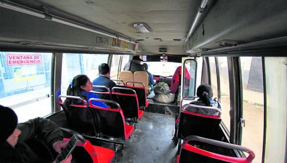 Transporte en Huancayo con el 100% de aforo