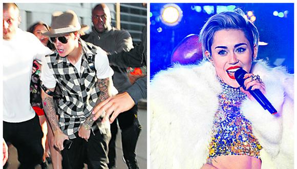 Destruyen discos de Justin Bieber y Miley Cyrus