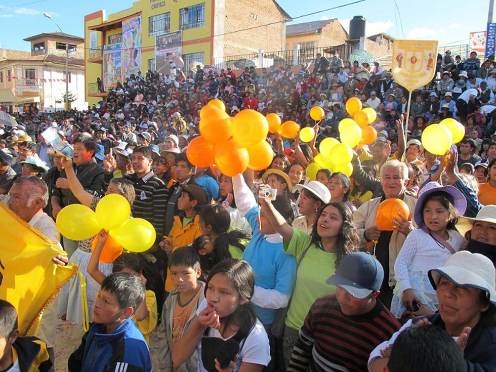 FOTOS: "Los Shapis", danza guerrera que encanta en Chupaca