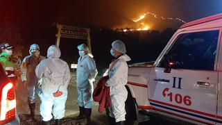 Incendio en Cusco: atienden a poblador que resultó con quemaduras y a otros afectados por el humo (FOTOS)
