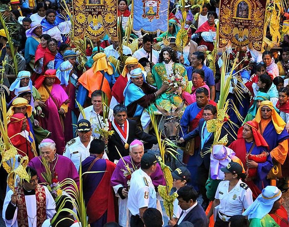 Así fue el ingreso del Señor de Ramos en Ayacucho