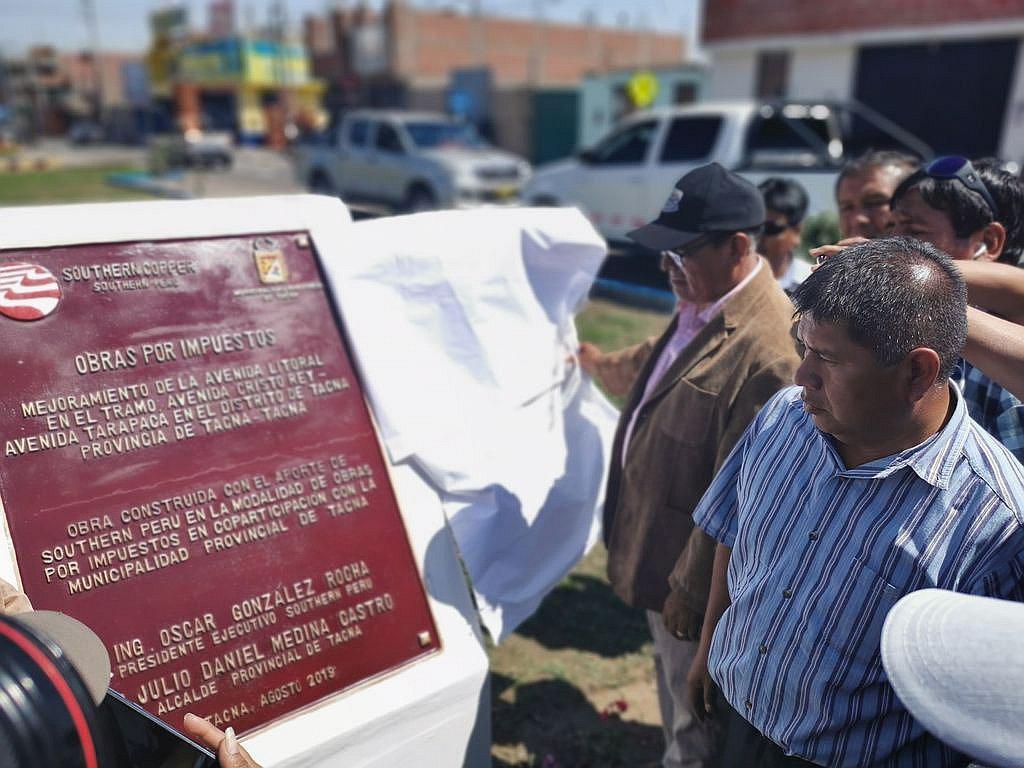 Alcalde cuestiona contenido de placa recordatoria en obra 