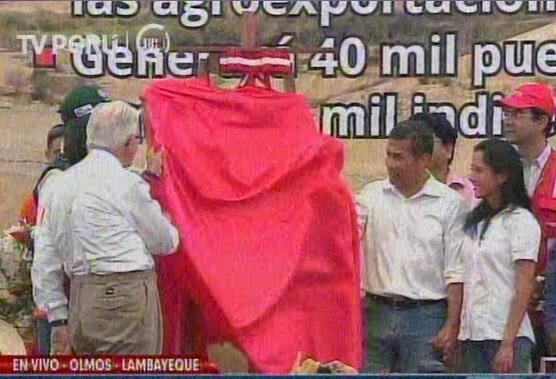 ​Mira el blooper de Ollanta Humala durante apertura en proyecto Olmos