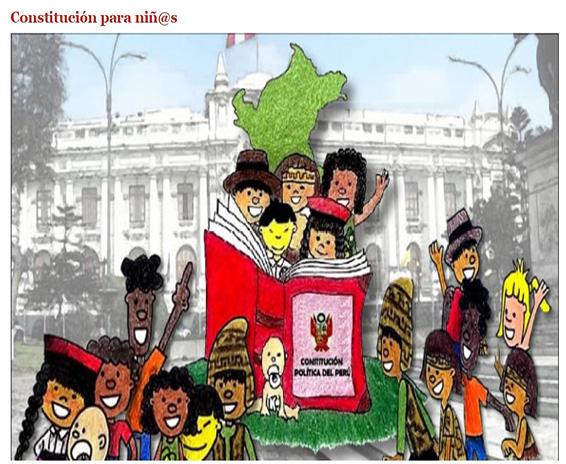 Congreso lanza novedosa Constitución Política Virtual para Niños 