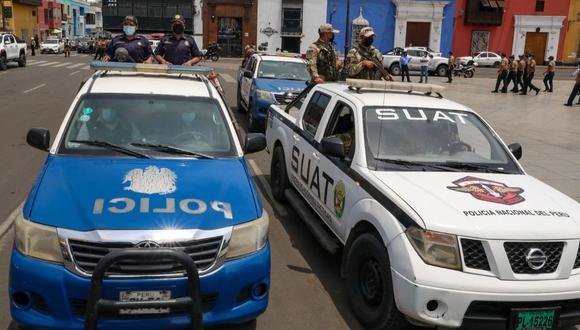 Entre la Municipalidad Provincial de Trujillo y Policía Nacional del Perú.