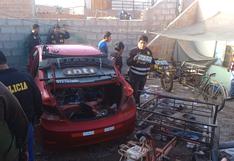 Tacna: En casa de Alto de la Alianza hallan auto desmantelado de taxista acuchillado