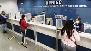 Reniec atenderá el 30 de julio en 92 locales solo para la entrega de DNI