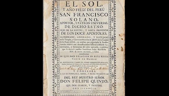 Ministerio de Cultura logró recuperar valioso libro de 1735 que iba a ser subastado en EE.UU.