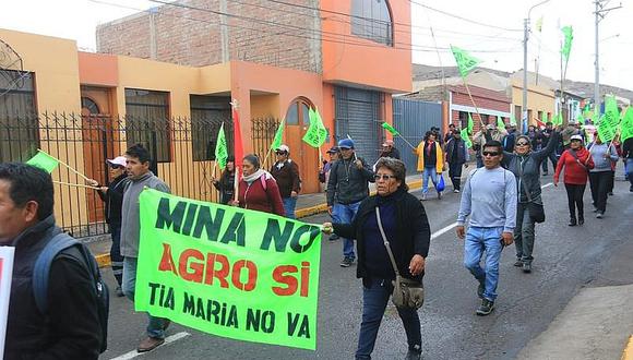 Tía María: No hay tregua en paro indefinido, pese a pedido del alcalde de Arequipa