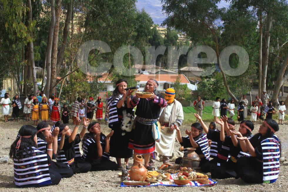 Escenifican pagapu en manantial de Wariwillka (VIDEO)