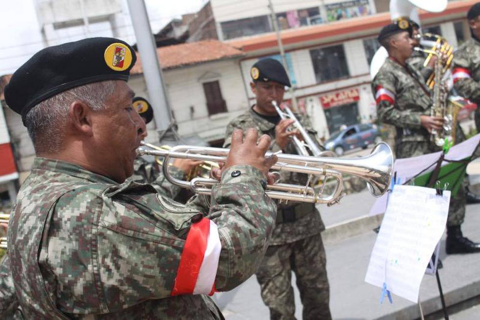 Bailando celebran 19 años del conflicto del Cenepa (FOTOS)