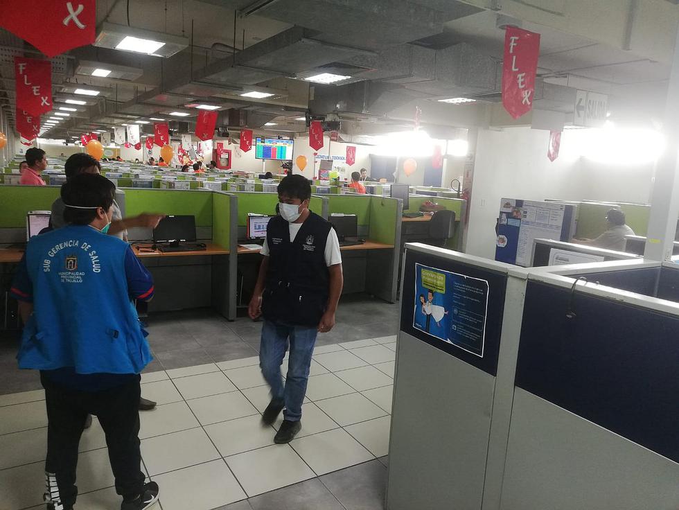 Call center de Trujillo operaba con normalidad a pesar de emergencia 