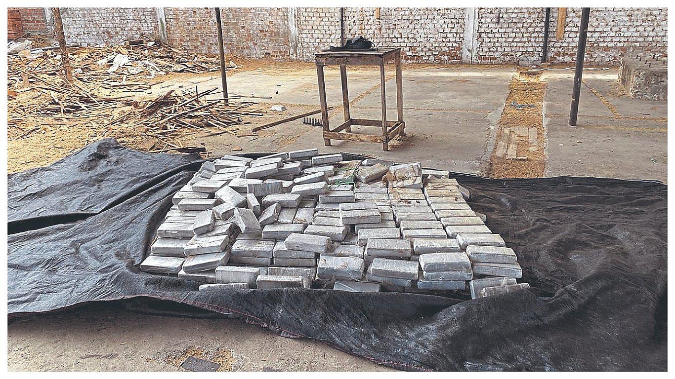 Incautan media tonelada de clorhidrato de cocaína 