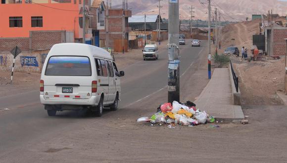 Moquegua: Diariamente producen 54 toneladas de basura