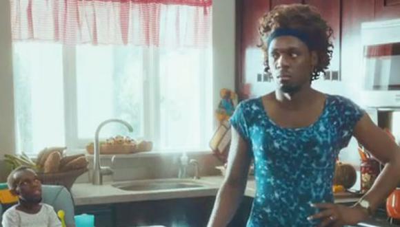 Usain Bolt personifica a ama de casa en comercial (VIDEO)