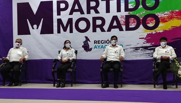 El Partido Morado eligió a su máxima autoridad este jueves 30 de diciembre. (Foto GEC)