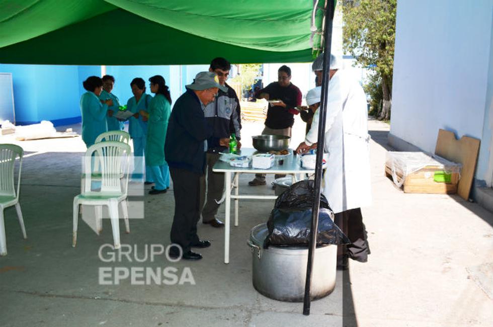 Estatales arman jarana dentro de hospital Carrión