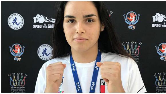 Peruana se convierte en campeona mundial juvenil de Muaythai