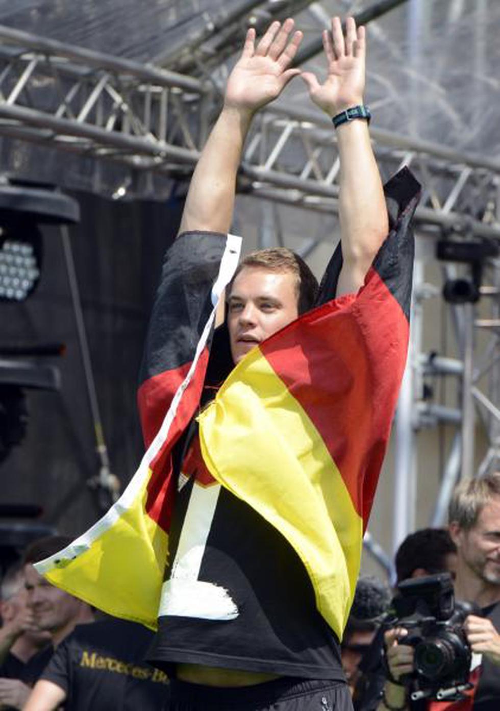 Brasil 2014: Así recibieron los hinchas alemanes a los campeones del mundo (FOTOS)