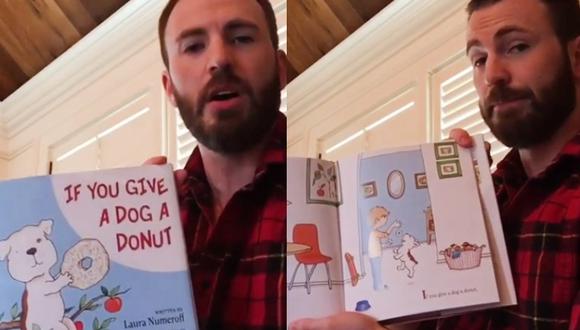 Chris Evans y otras celebridades leen cuentos infantiles durante cuarentena por coronavirus