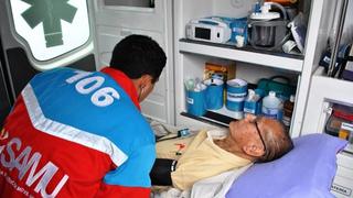 SAMU, primera línea de auxilio para la gente en Huancavelica