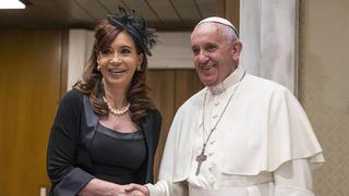El papa Francisco recibe en audiencia privada a Cristina Fernández