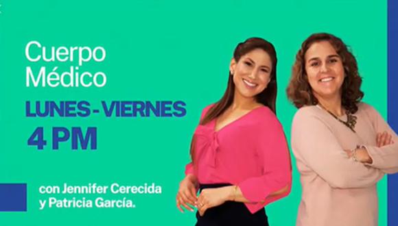 TV Perú estrena “Cuerpo Médico”, su nuevo programa conducido por Patricia García y Jennifer Cerecida. (Foto: Captura de pantalla)