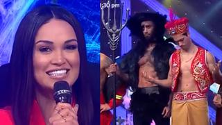 “EEG”: Jota Benz compitió en desfile, Angie Arizaga fue jurado y ella prefirió elegir a otro (VIDEO)