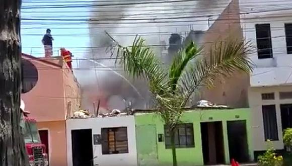 ​Huaura: Incendio consume por completo una casa (VIDEO)