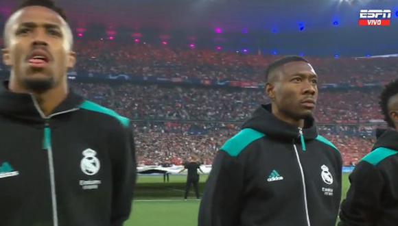 Abucheos al himno de la Champions League. (Foto: ESPN)