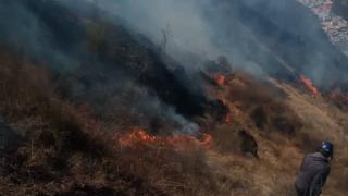 Detienen a septuagenario acusado de originar incendio forestal en Congalla