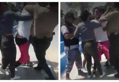 Venezolano golpea a policía cuando es intervenido por agredir a su pareja en parque de Los Olivos