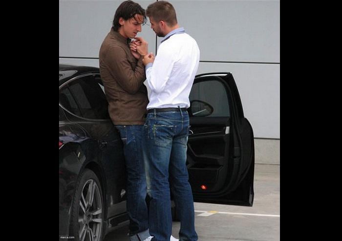 ​Gerard Piqué revela misterio de polémica foto con Zlatan Ibrahimovic