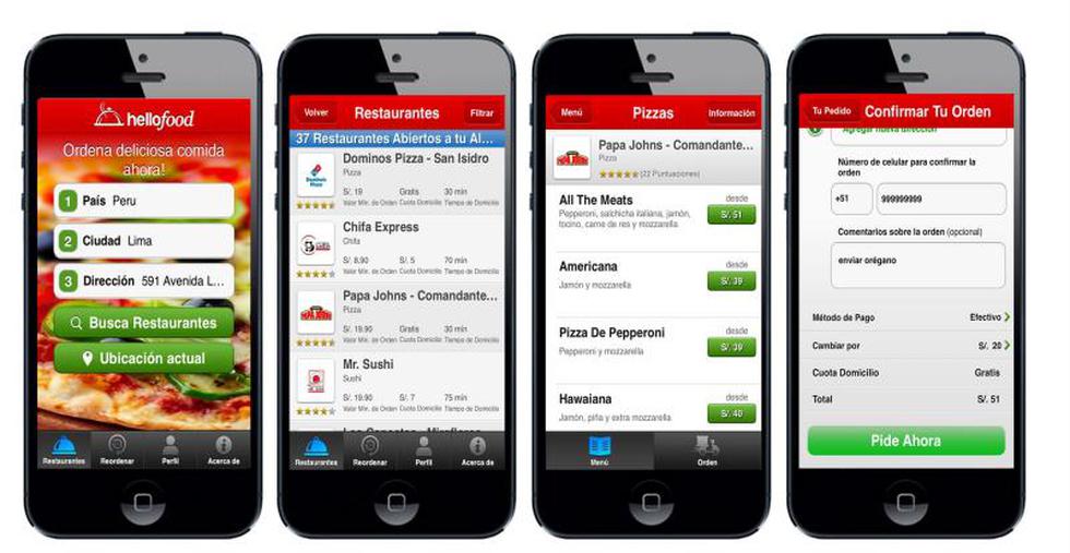 Hellofood: Apps de comida delivery son cada vez más populares al interior del país